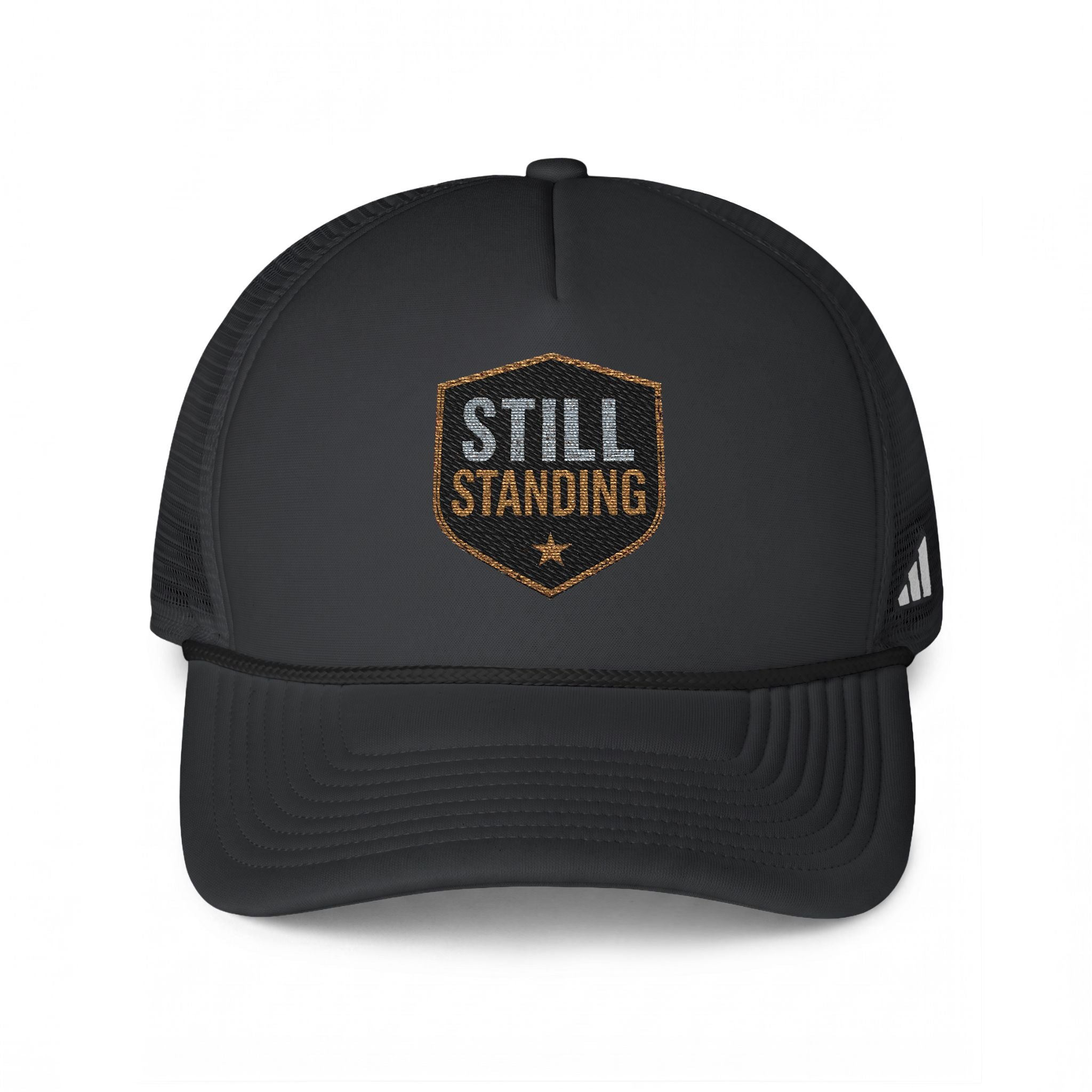 Still Standing Trucker Cap — Vintage Patch Baseball Hat