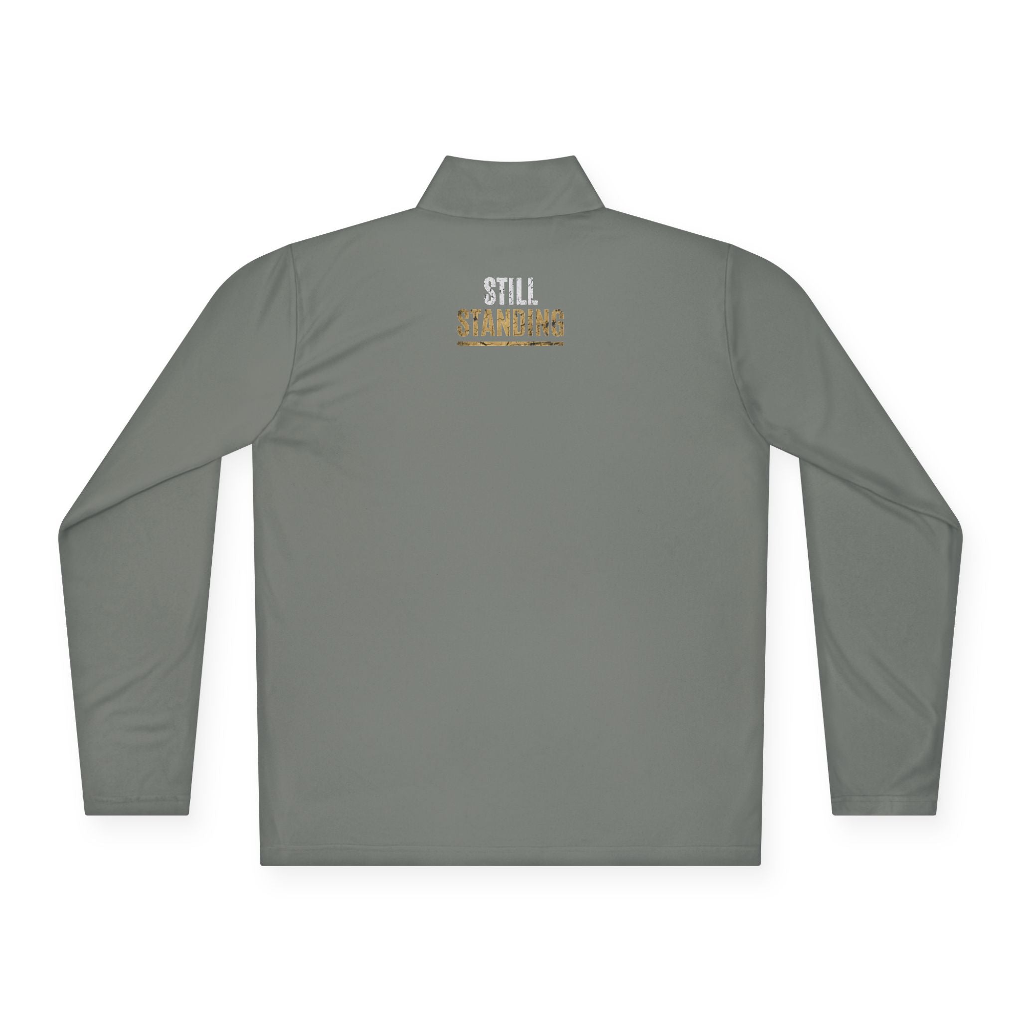 Embroidered Gold 'SS' Quarter-Zip Pullover