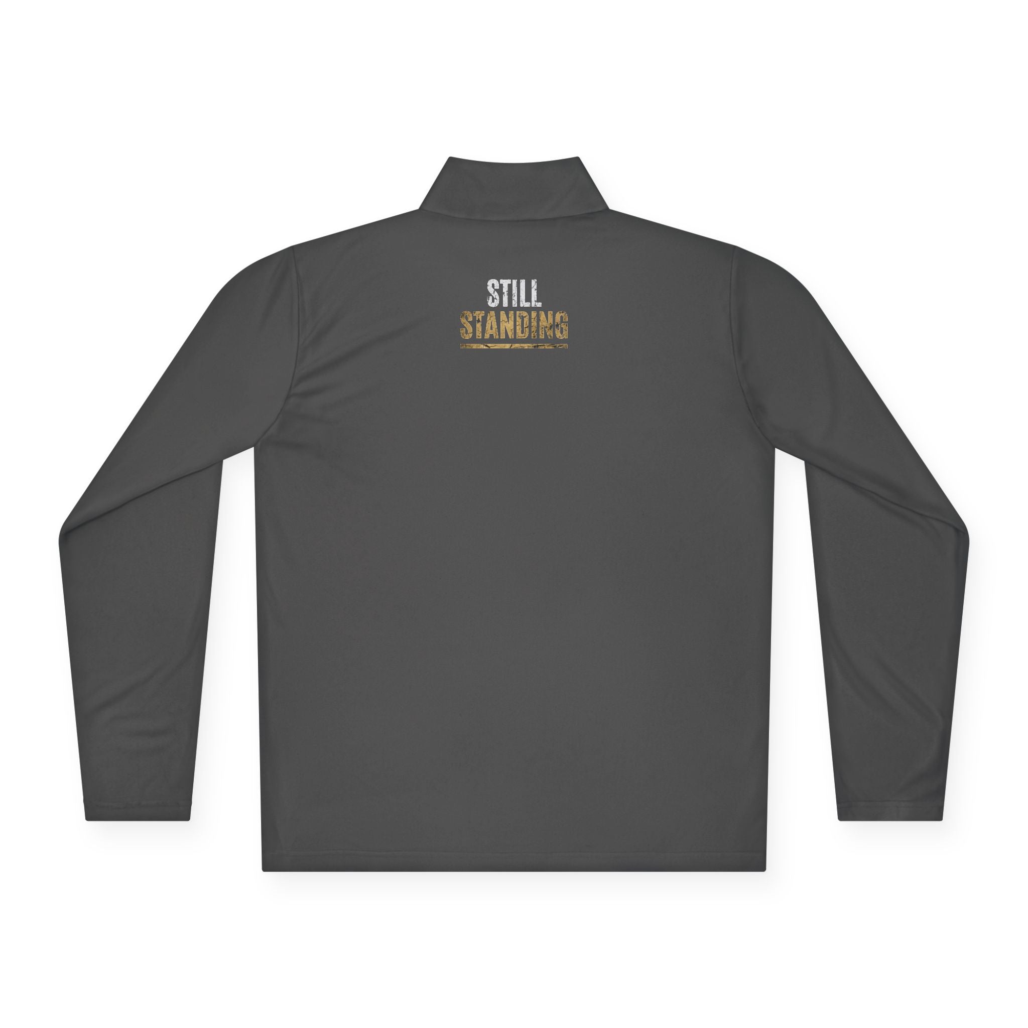 Embroidered Gold 'SS' Quarter-Zip Pullover