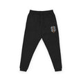 Embroidered Shield Logo Joggers — Casual Fleece Sweatpants