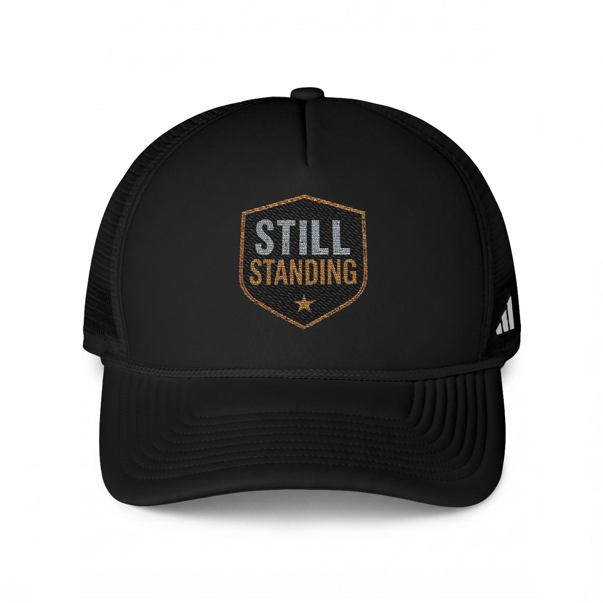 Still Standing Trucker Cap — Vintage Patch Baseball Hat