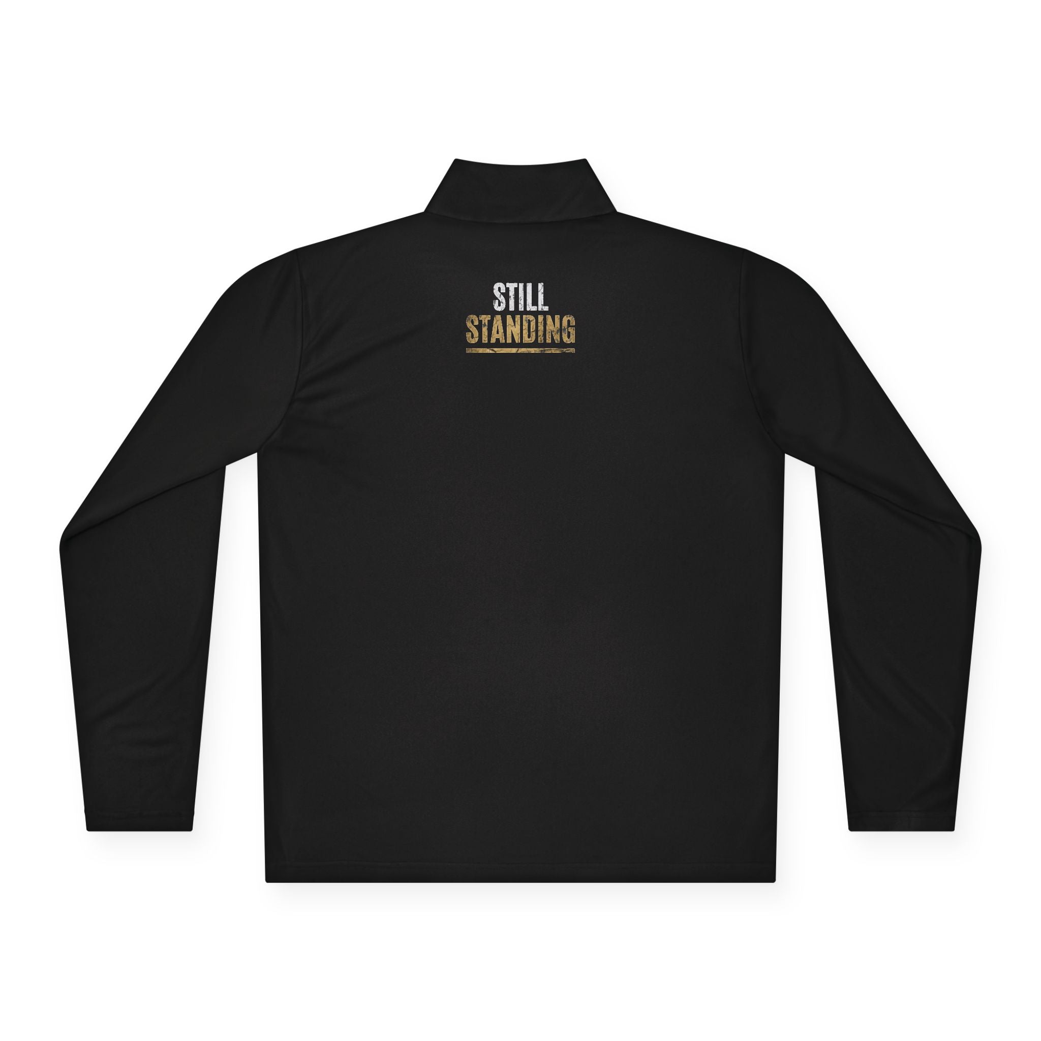 Embroidered Gold 'SS' Quarter-Zip Pullover